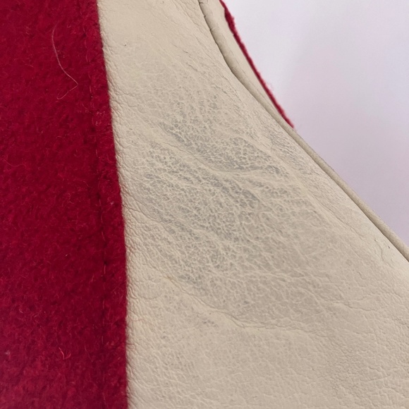 Vintage Leather and Wool Varsity Jacket - Picture 12 of 16